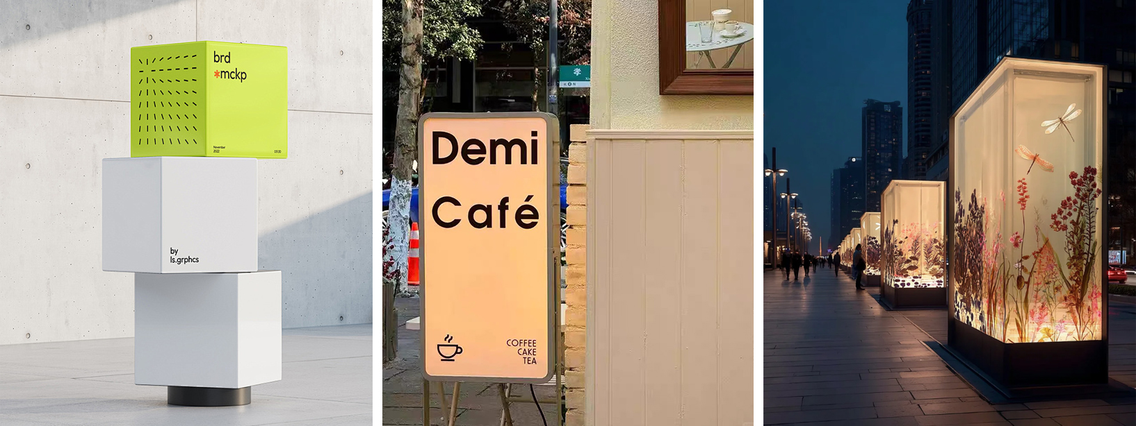 Light Boxes & Blade Sign