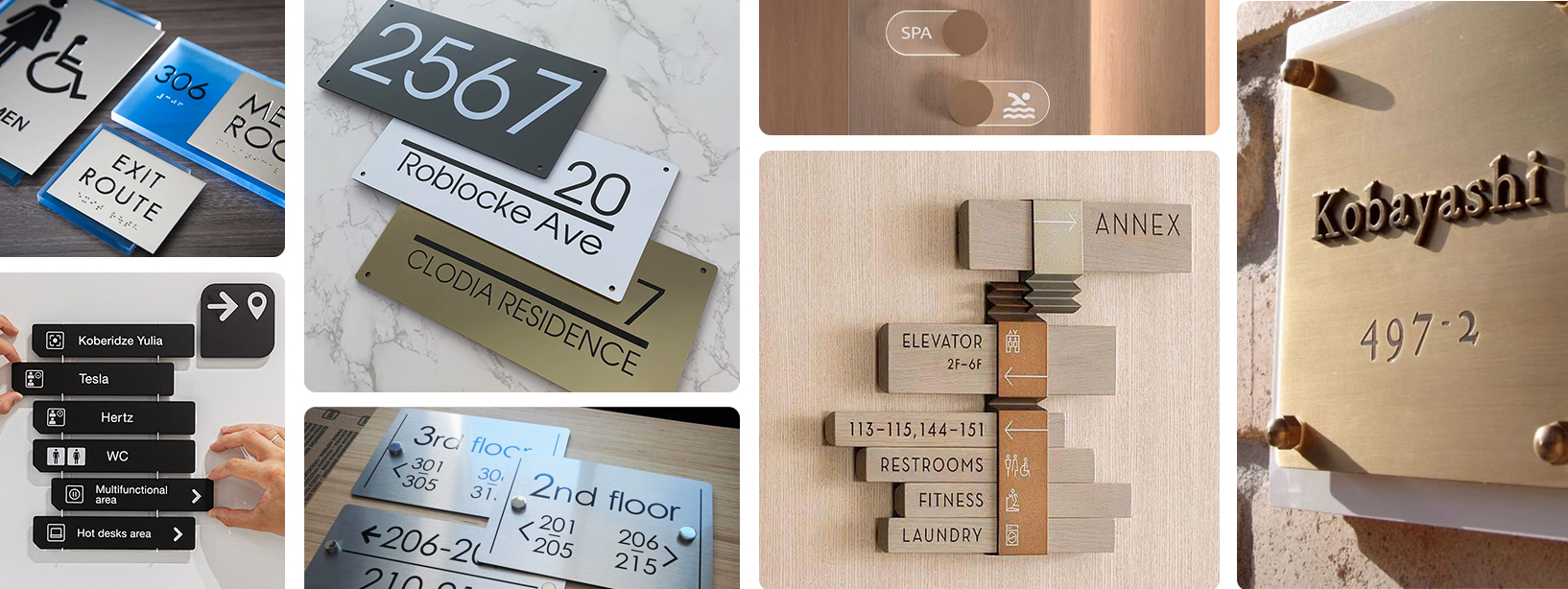 Plaque & Braille Signs